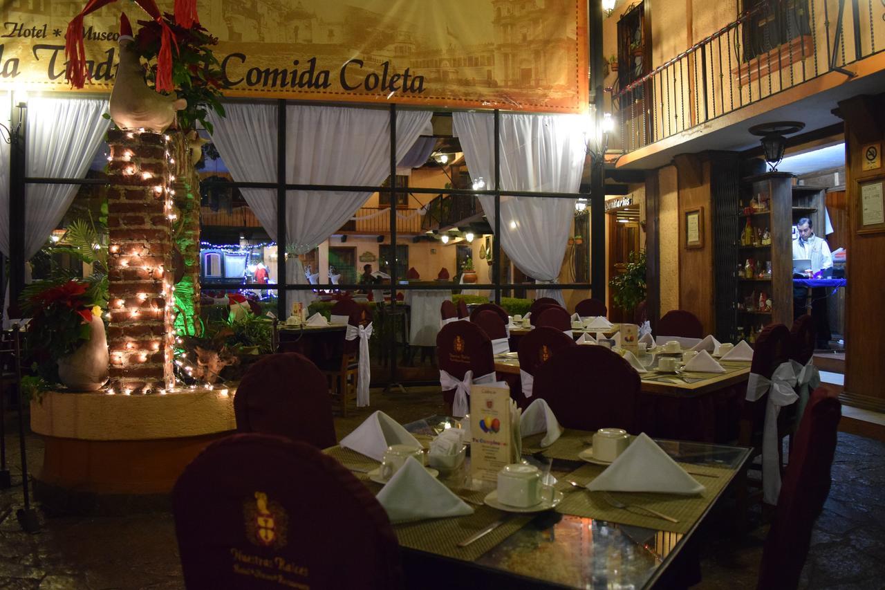 Nuestras Raices Hotel - Museo - Restaurante ซานกริสโตบัล เด ลาสกาซาส ภายนอก รูปภาพ